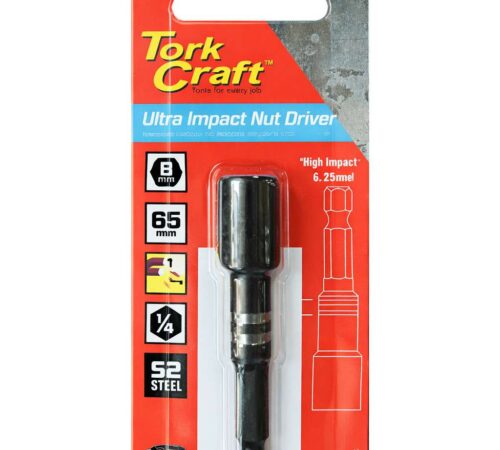 Tork Craft Ultra Impact Nut Driver 8mm (65mm)