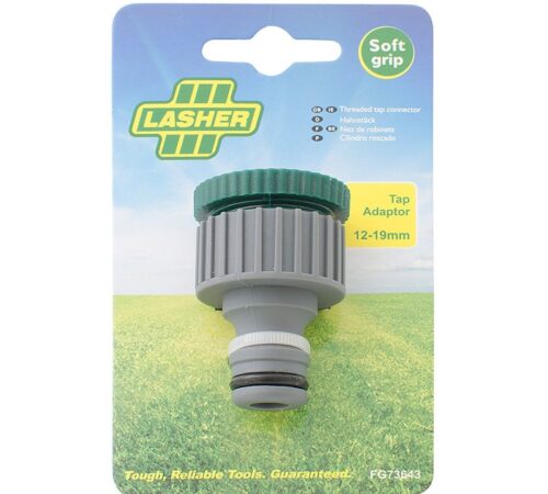 Lasher Tap Connector 12mm 1/2" Threaded Hose Adaptor