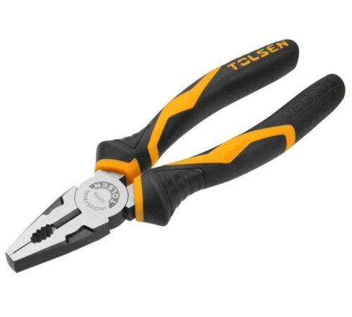 Tolsen Combination Pliers 10002 200mm (8") Multi-Purpose Grip & Cutter