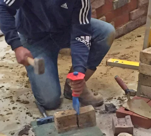 Tolsen Brick Bolster 300mm with Hand Guard (Masonry Chisel)