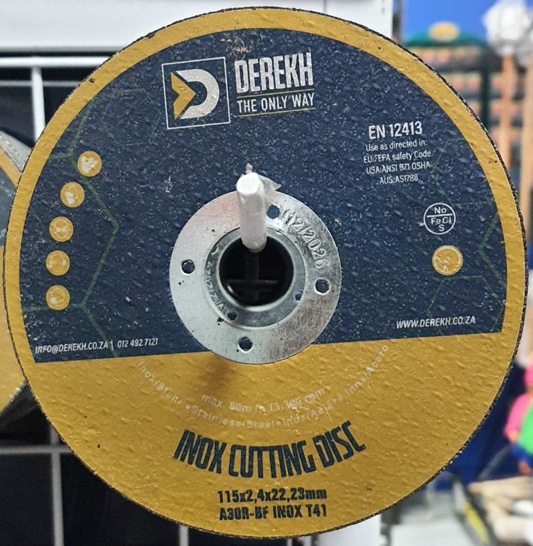 DEREKH INOX Cutting Disc 115mm (Stainless Steel / Metal)