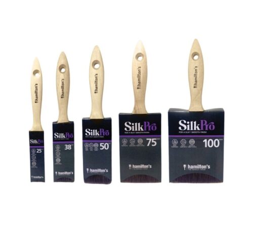 Hamilton’s SilkPro Paint Brush – Smooth Finish (19mm–100mm Range)