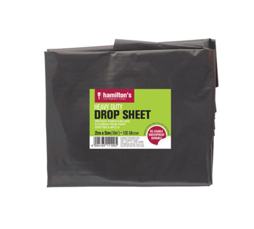 Hamilton’s Heavy Duty Drop Sheet 2m x 5m (100 Micron)