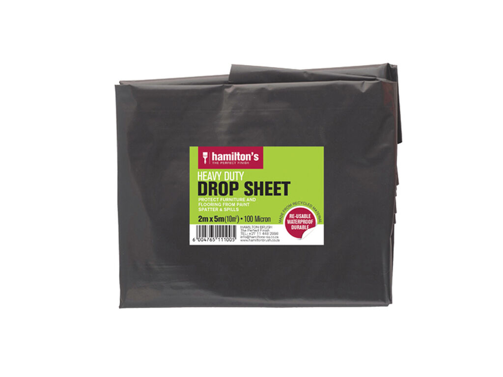 Hamilton’s Heavy Duty Drop Sheet 2m x 5m (100 Micron)
