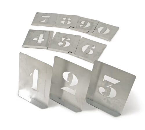 Kennedy 50mm Number Stencil Set 0–9