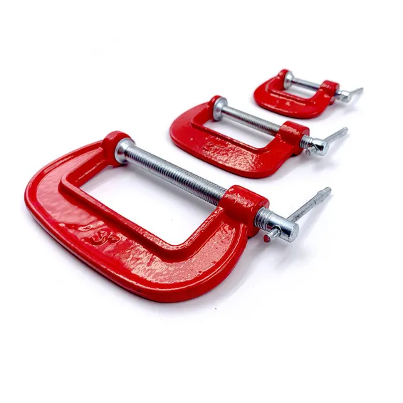C-Clamp Set 3 Piece (25mm, 50mm, 75mm)