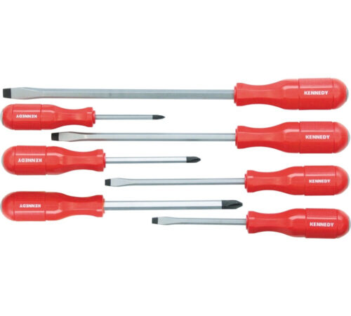 Kennedy Pound Thru Screwdriver Set – 7 Piece (KEN-572-3700K)
