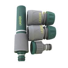 Lasher 5 Piece Hose Connector Set 19mm ABS TPR Soft Grip