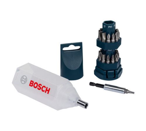 Bosch 25-Piece Screwdriver Bit Set (Mixed S, PH, PZ, Torx Bits)