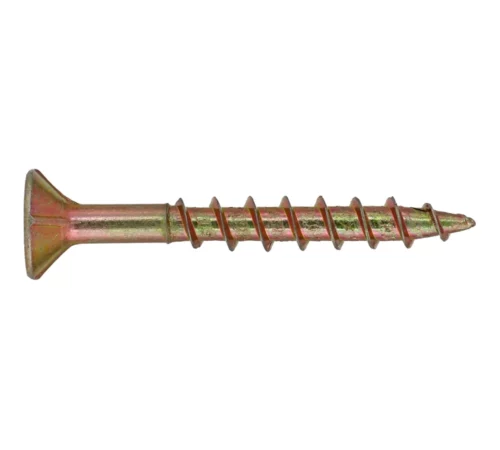 Ruwag Chipboard Screws – Yellow Passivated (Various Sizes & Pack Quantities)