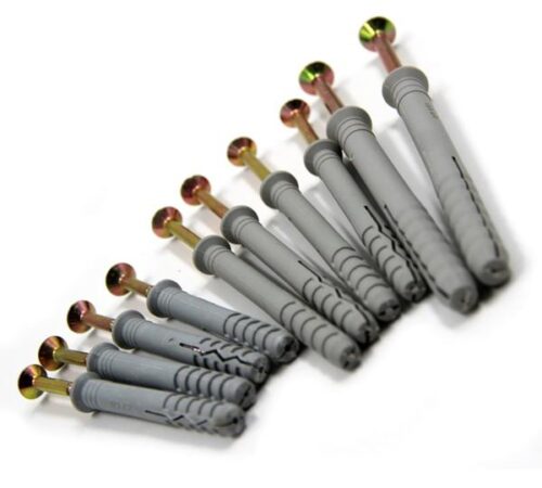 Ruwag Nylon Nail-In Anchors – Zinc Plated (Various Sizes)