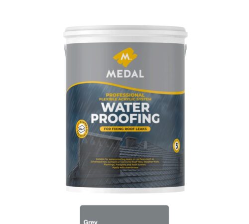 Medal Professional Waterproofing – Flexible Acrylic System (5L)